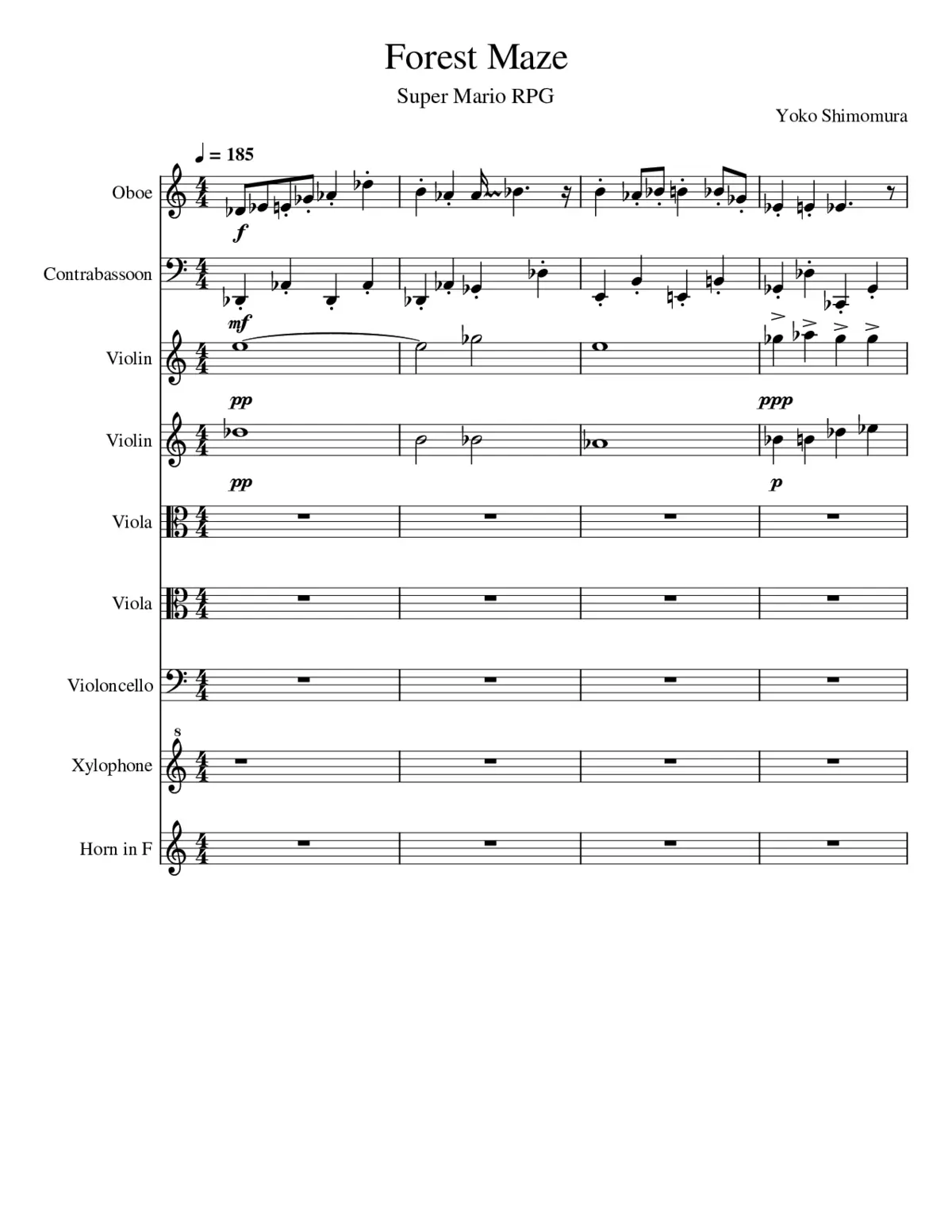 super mario rpg legend of the seven stars forest maze - Page 1