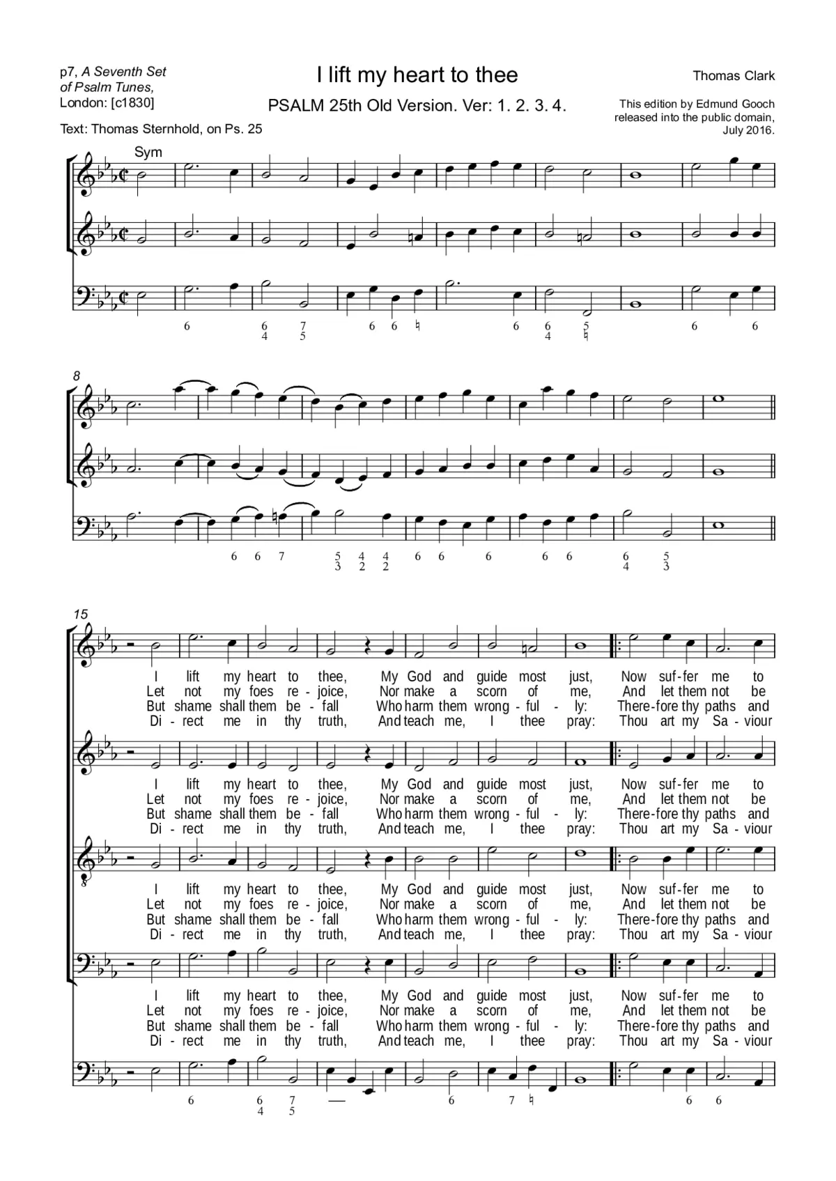 I lift my heart to thee - Page 1
