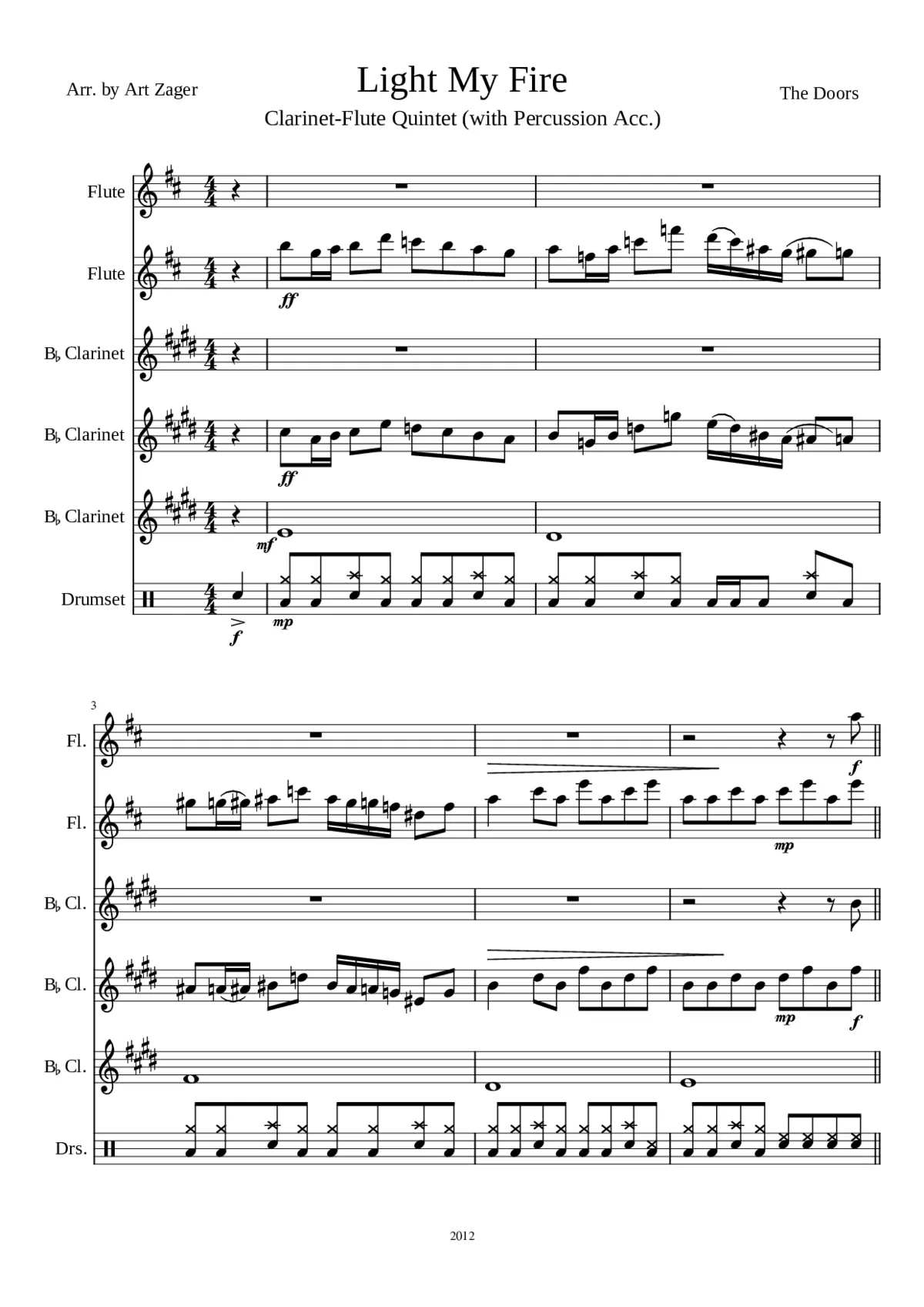 light my fire - Page 1