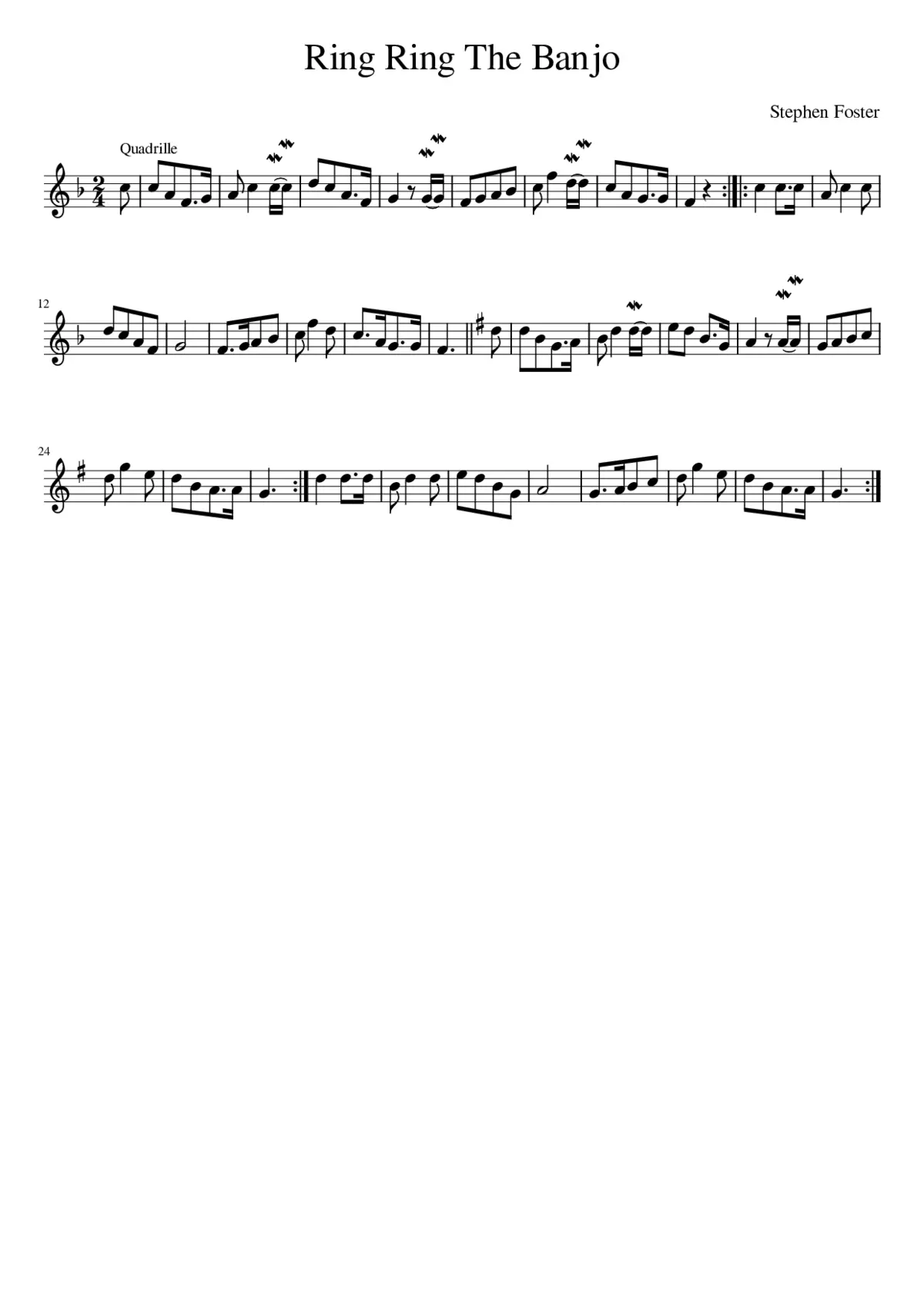 Ring Ring The Banjo - Page 1