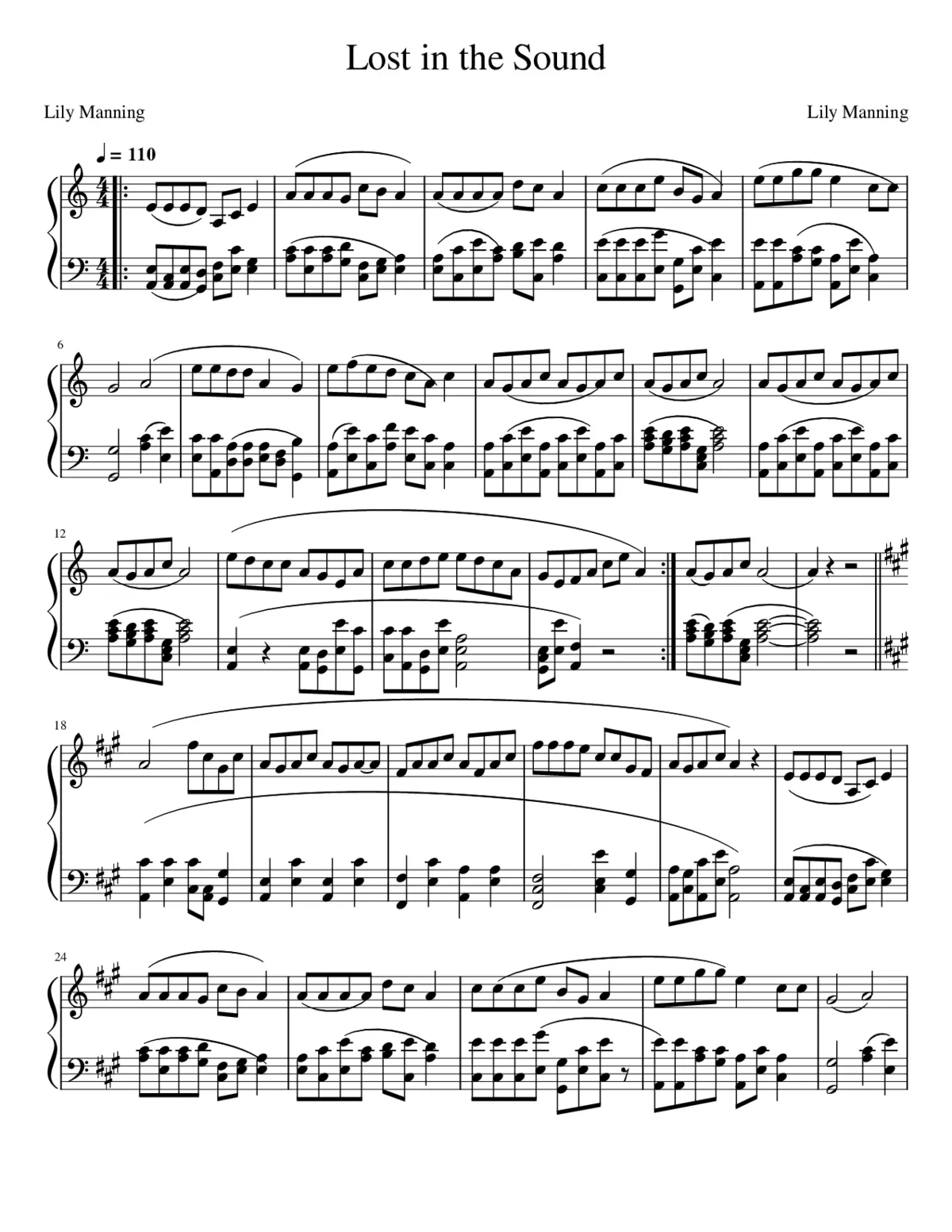 Lost in the Sound - Page 1