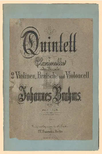 Clarinet Quintet - Page 1