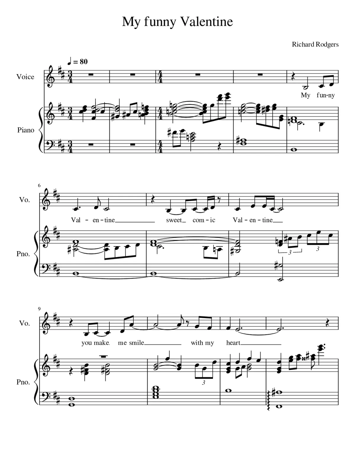 My Funny Valentine - Page 1