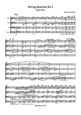 String Quartet No.1, Op.51 No.1