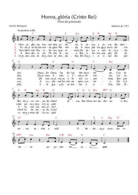 Honra, glória (Cristo Rei)