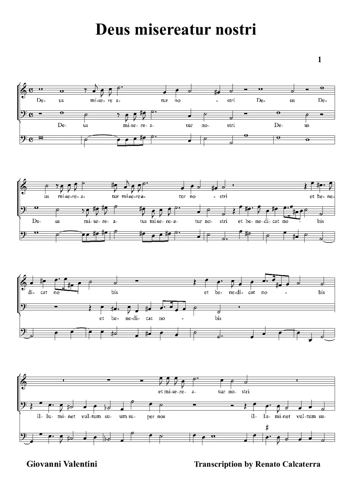 Deus misereatur nostri - Page 1