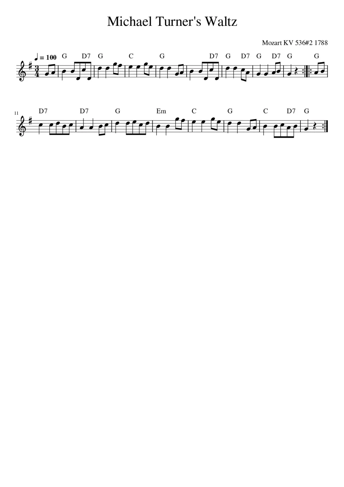 Michael Turner's Waltz - Page 1