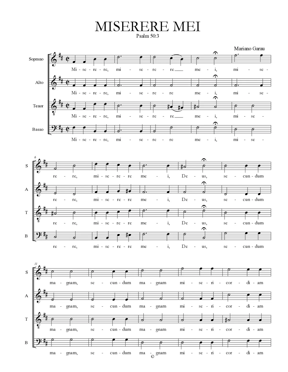Miserere mei - Page 1
