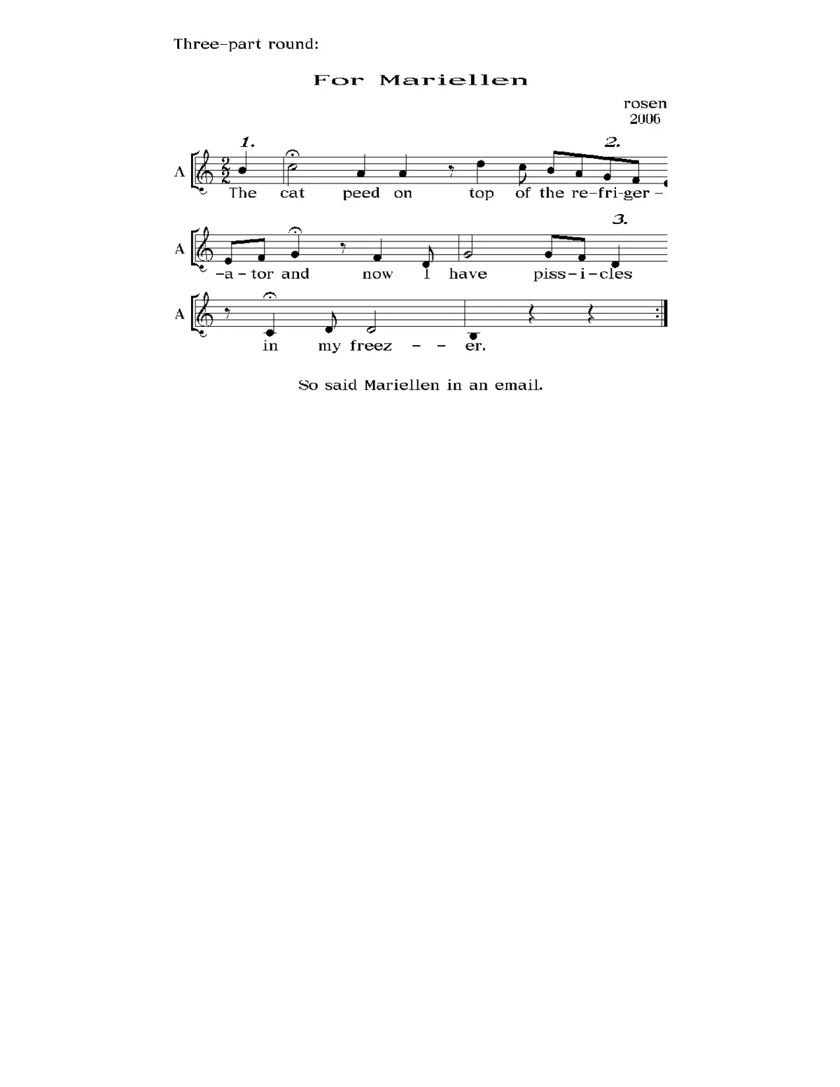For Mariellen - Page 1