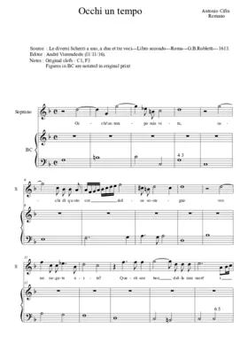 Occhi un tempo mia vita