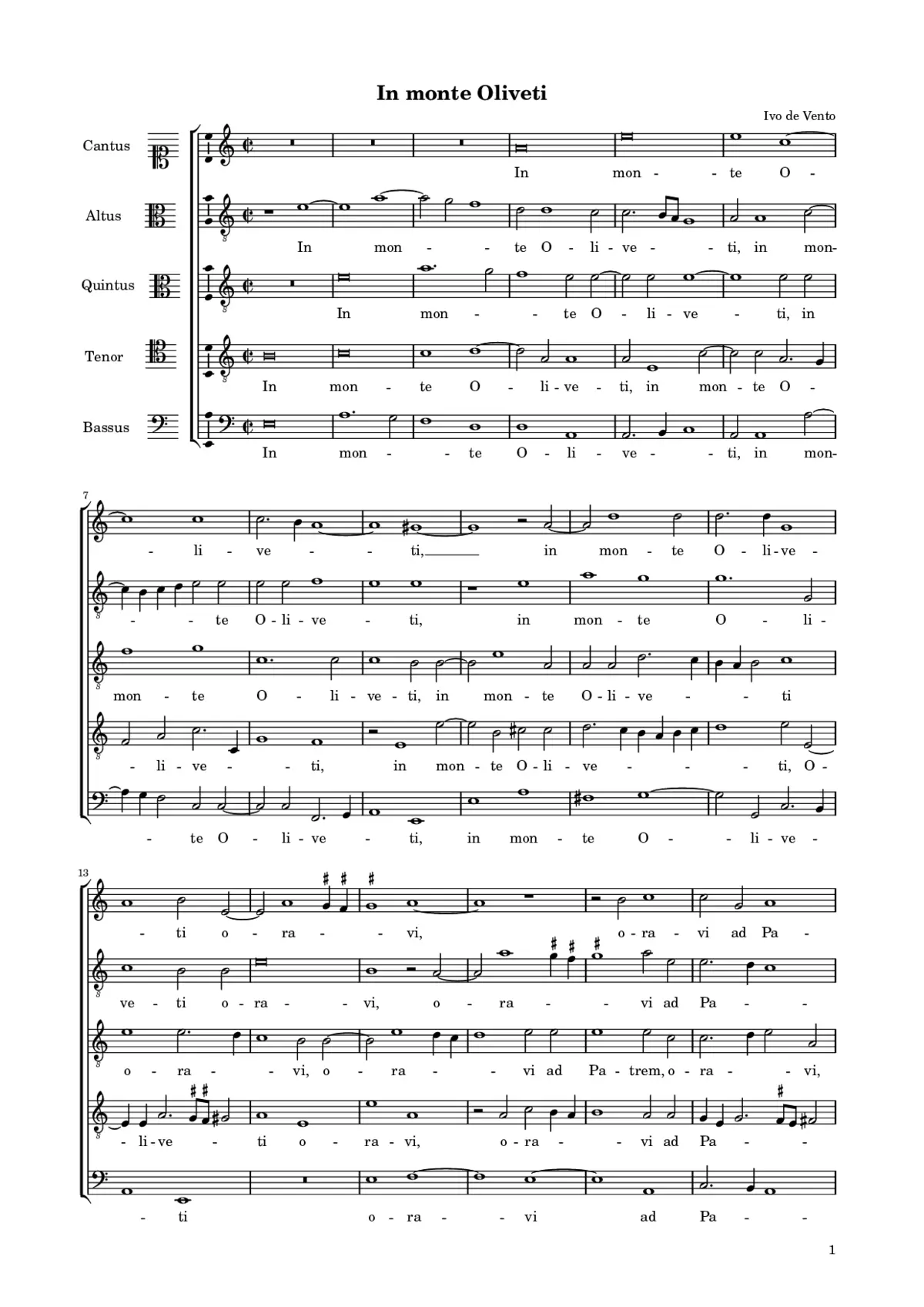 In monte Oliveti - Page 1