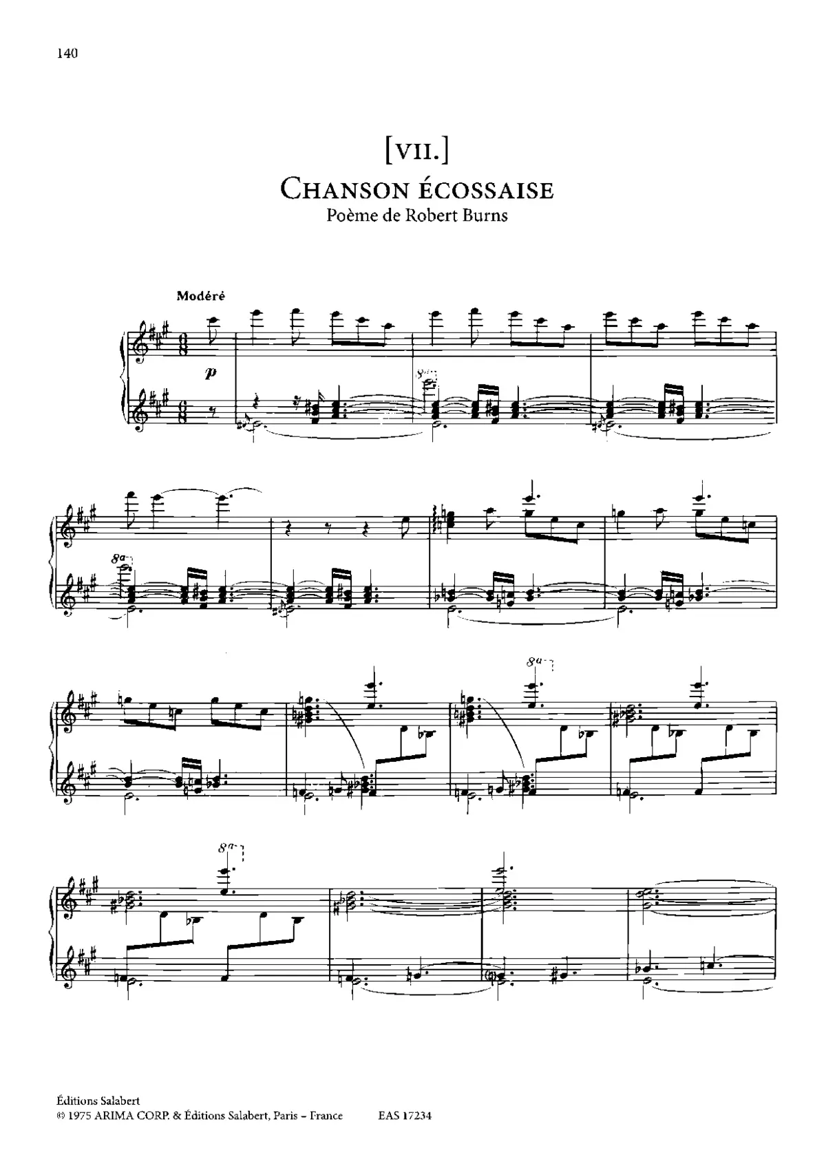 Chanson écossaise - Page 1