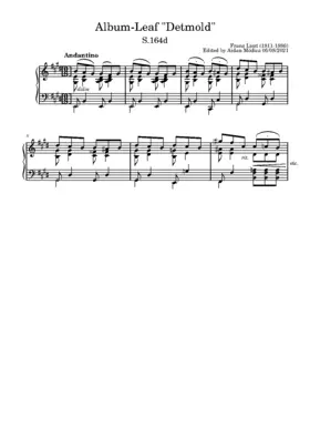 Album-Leaf 'Detmold'