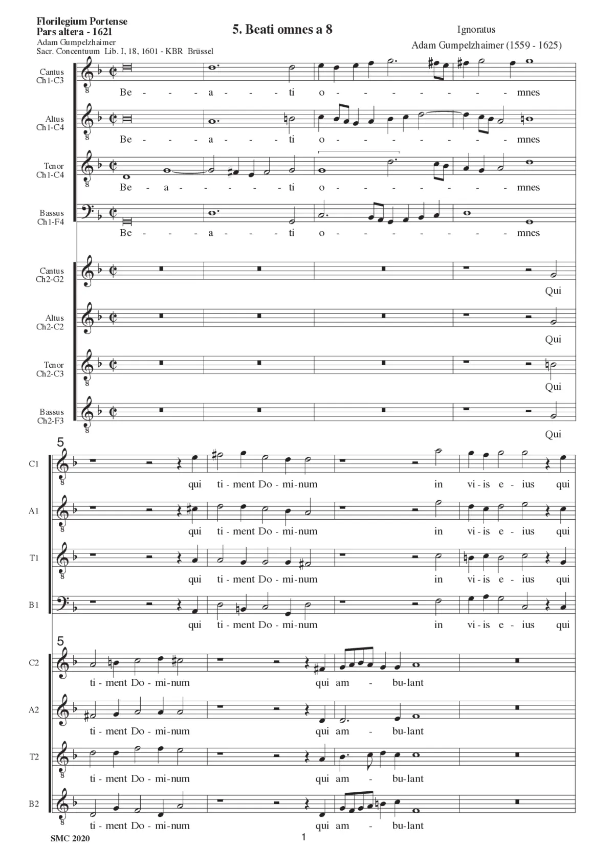 Beati omnes - Page 1