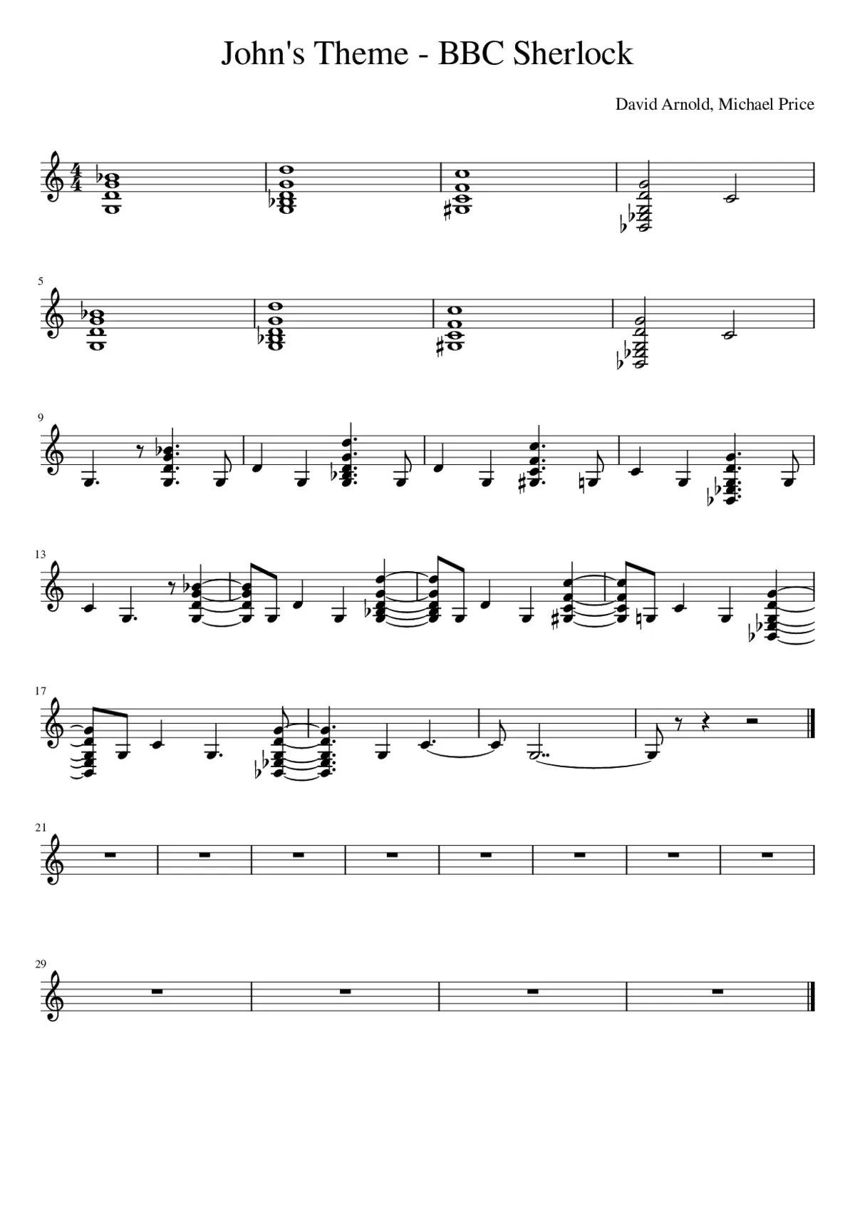 sherlock bbc theme - Page 1