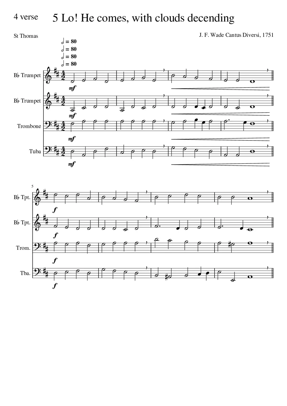 Lo he comes with clouds descending - Page 1