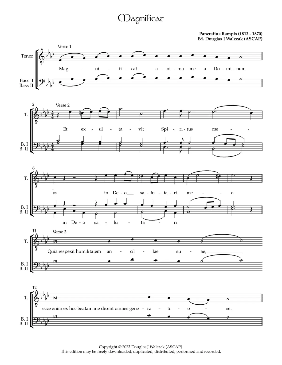 Magnificat - Page 1
