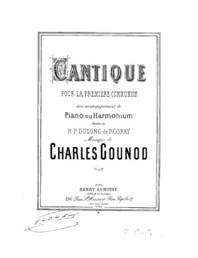Cantique pour la première communion
