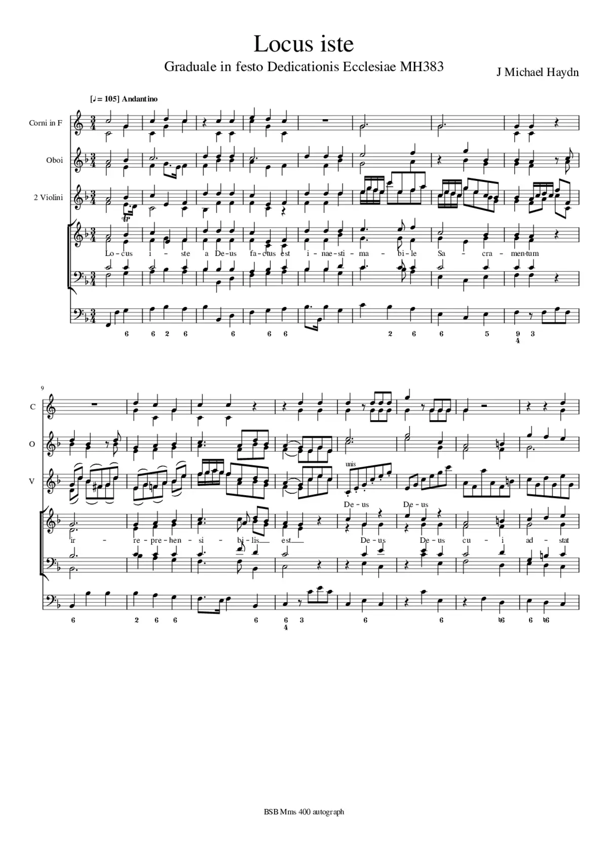 Locus iste - Page 1