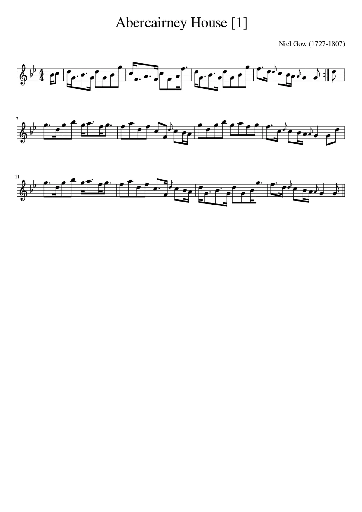 Abercairney House - Page 1