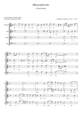 Missa tertii toni