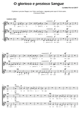 O glorioso e prezioso Sangue