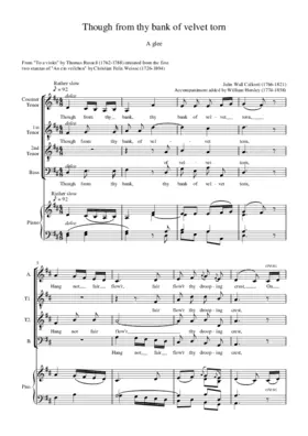 Though from thy bank of velvet torn