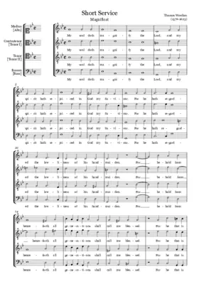 Magnificat and Nunc dimittis from the Short Service