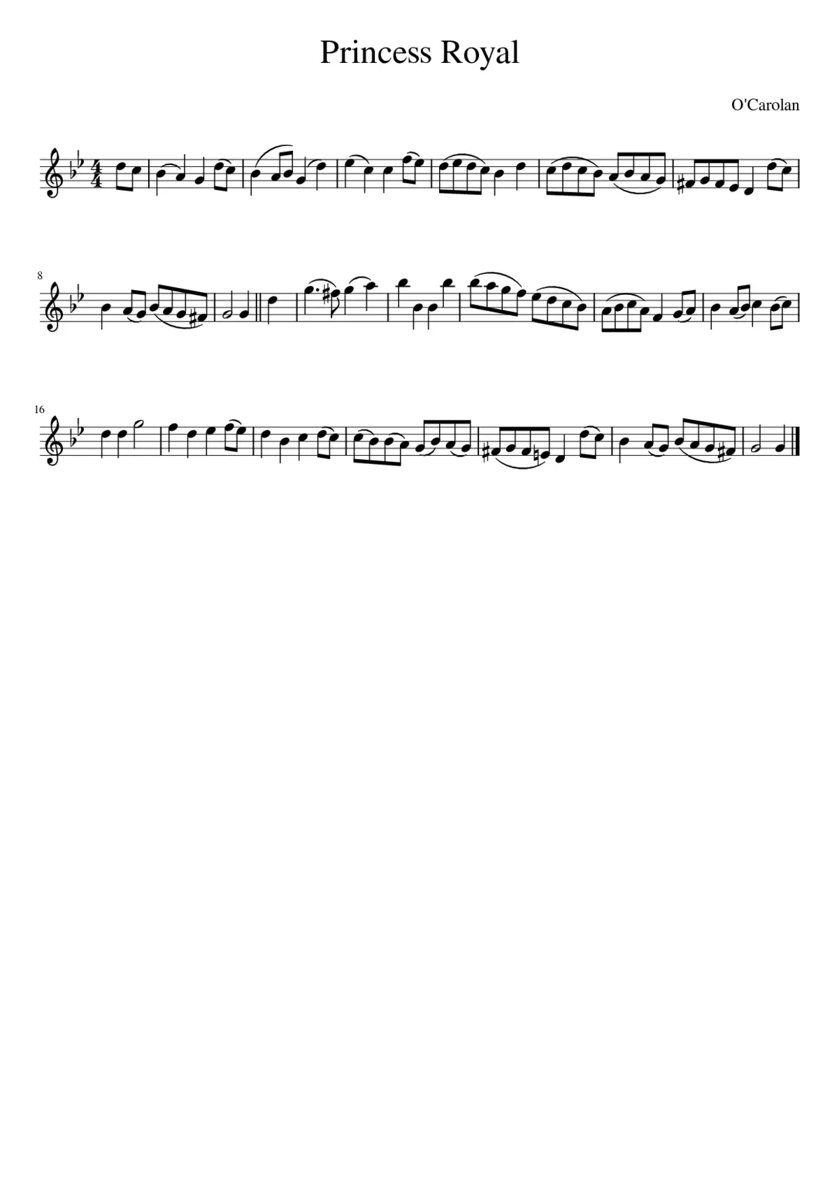 Princess Royal - Page 1