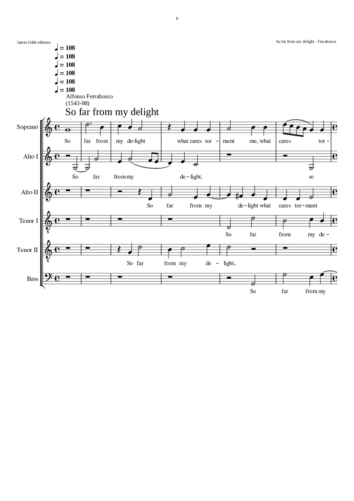 So far from my delight - Page 1