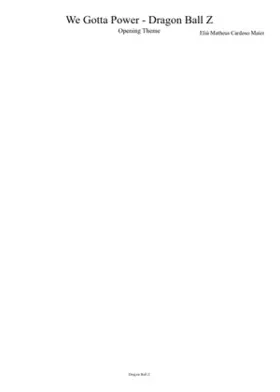 dragon ball z - we gotta power