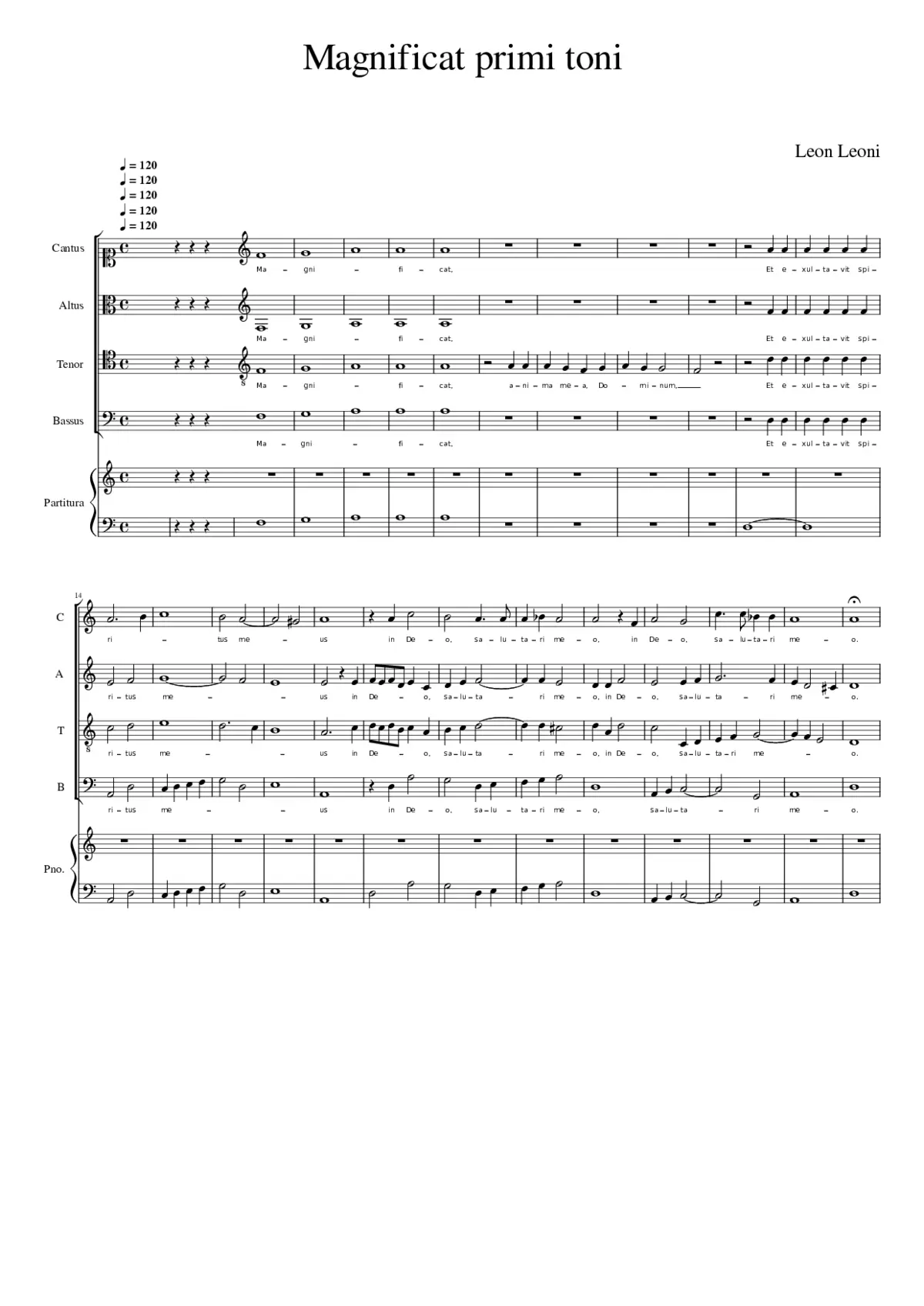 Magnificat - Page 1