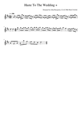 Haste to the Wedding