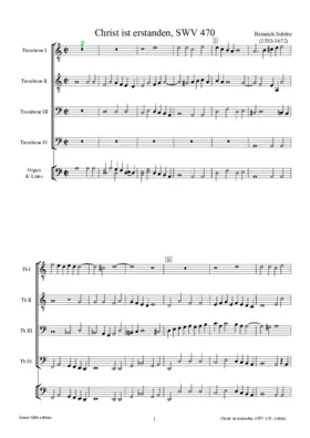 Christ ist erstanden, SWV 470