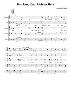 Halt hart Herz höchster Hort