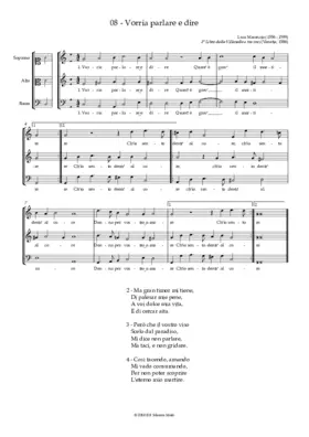 Vorria parlare e dire