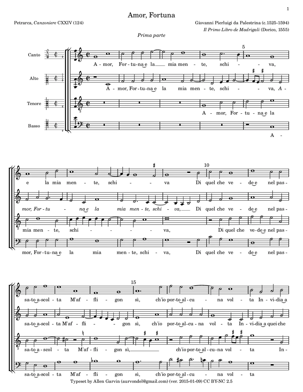 Amor, Fortuna - Page 1