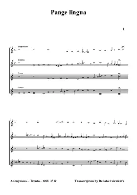 Pange lingua II (Trent 88)