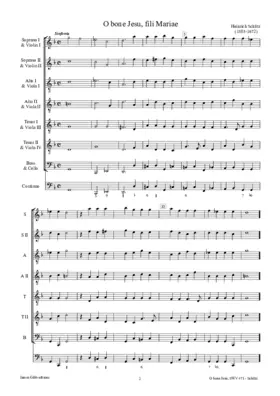 O bone Jesu, fili Mariae, SWV 471