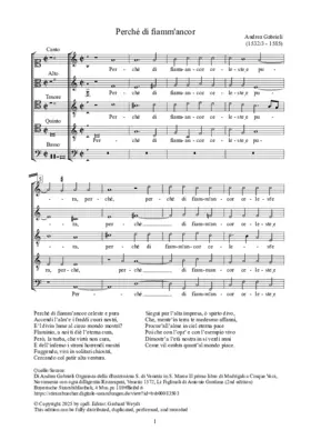 Perché di fiamm'ancor