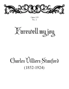 Farewell, my joy