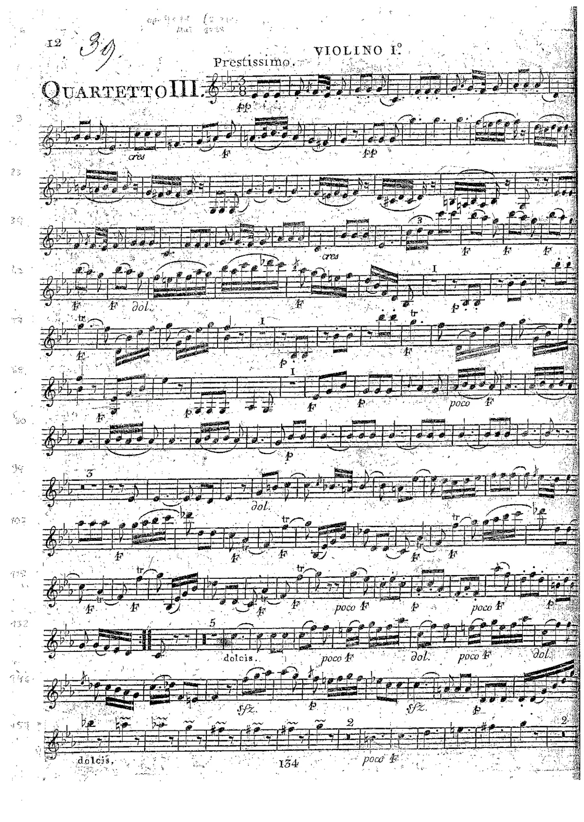 2 String Quartets, G.214-215 (Op.41) - Page 1