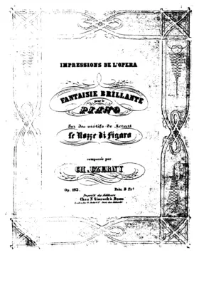 Fantasie Brillante sur﻿ des motifs d'opéra‘Le nozze di Figaro’