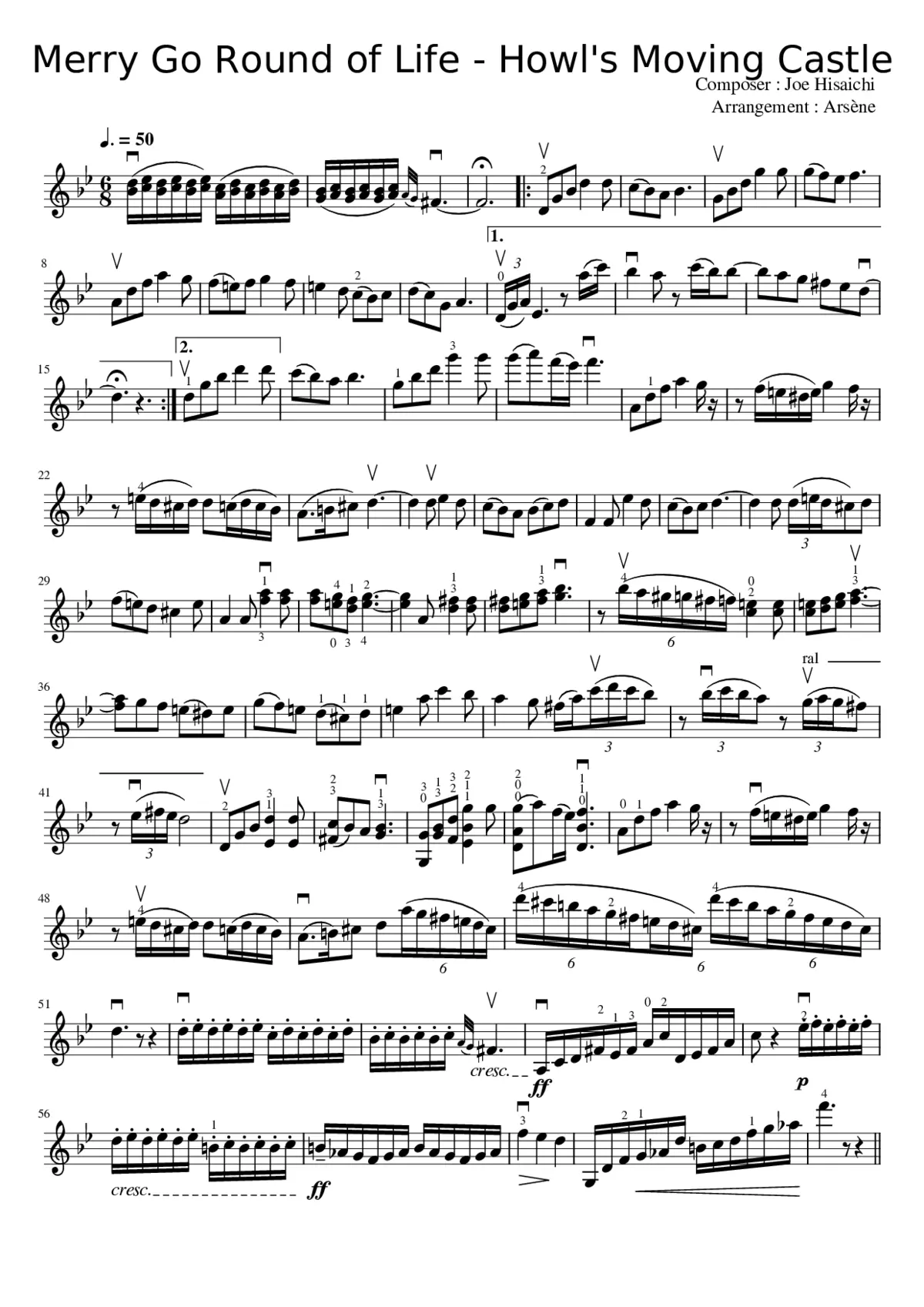 Score Analysis - Page 1