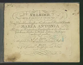 12 Lieder beym Clavier zu singen