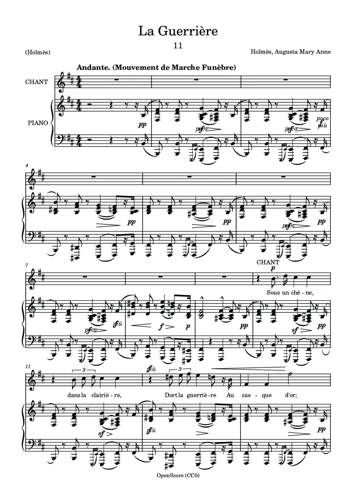 La guerrière, ballade héroïque - Page 1