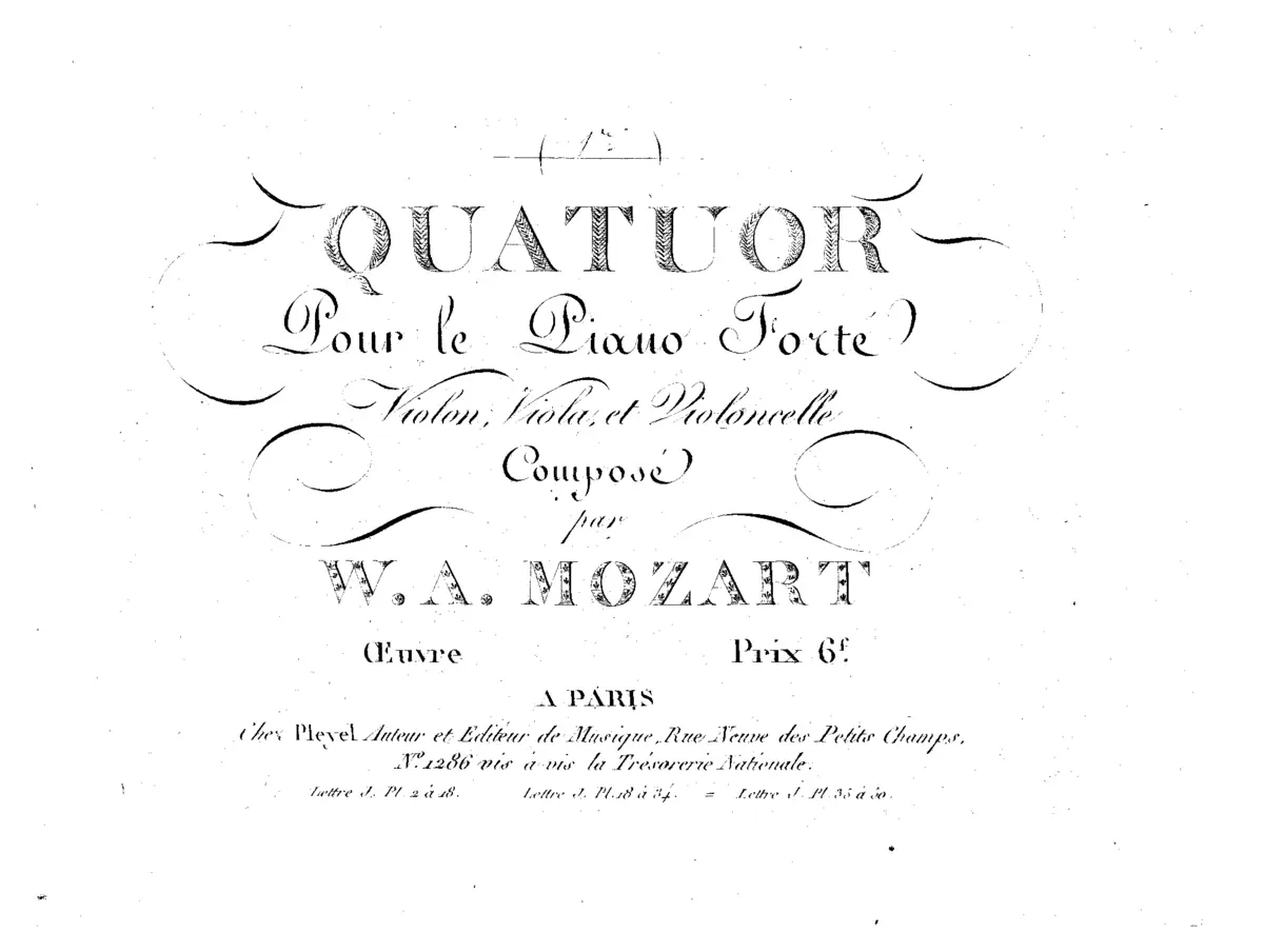 Piano Quartet - Page 1