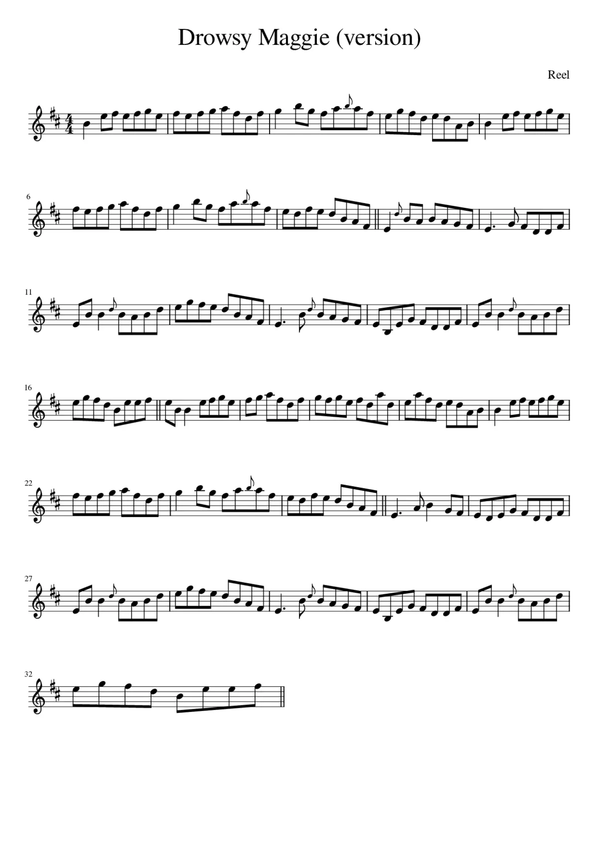 drowsy maggie - Page 1