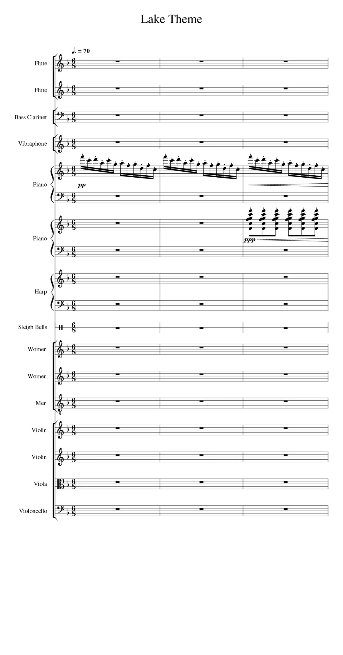 Sinnoh Lake Theme - Page 1