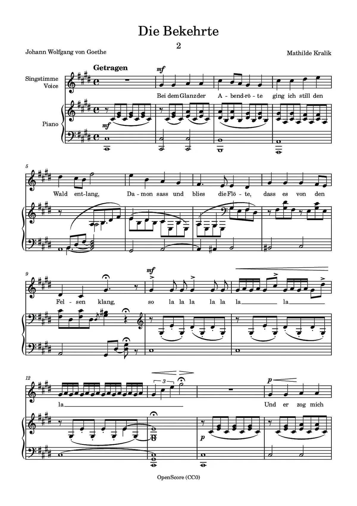 Die Bekehrte - Page 1